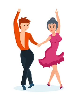 Dance technique cha-cha-cha